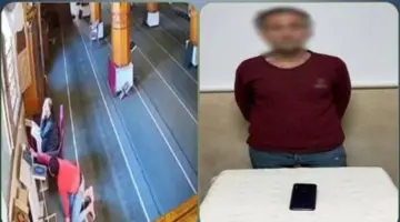 ضبط عاطل بتهمة سرقة هاتف محمول من داخل مسجد بدمياط (فيديو)